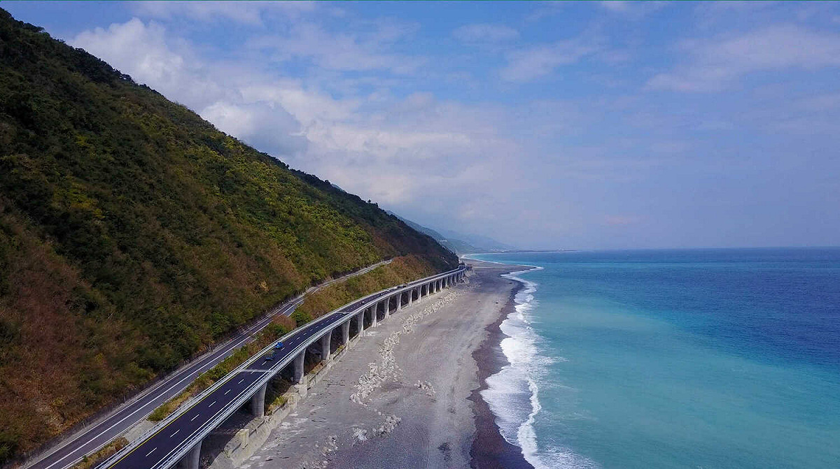 公總公開了春節24大易壅塞路段。（圖為台9線南迴公路） 圖：取自公路總局網站