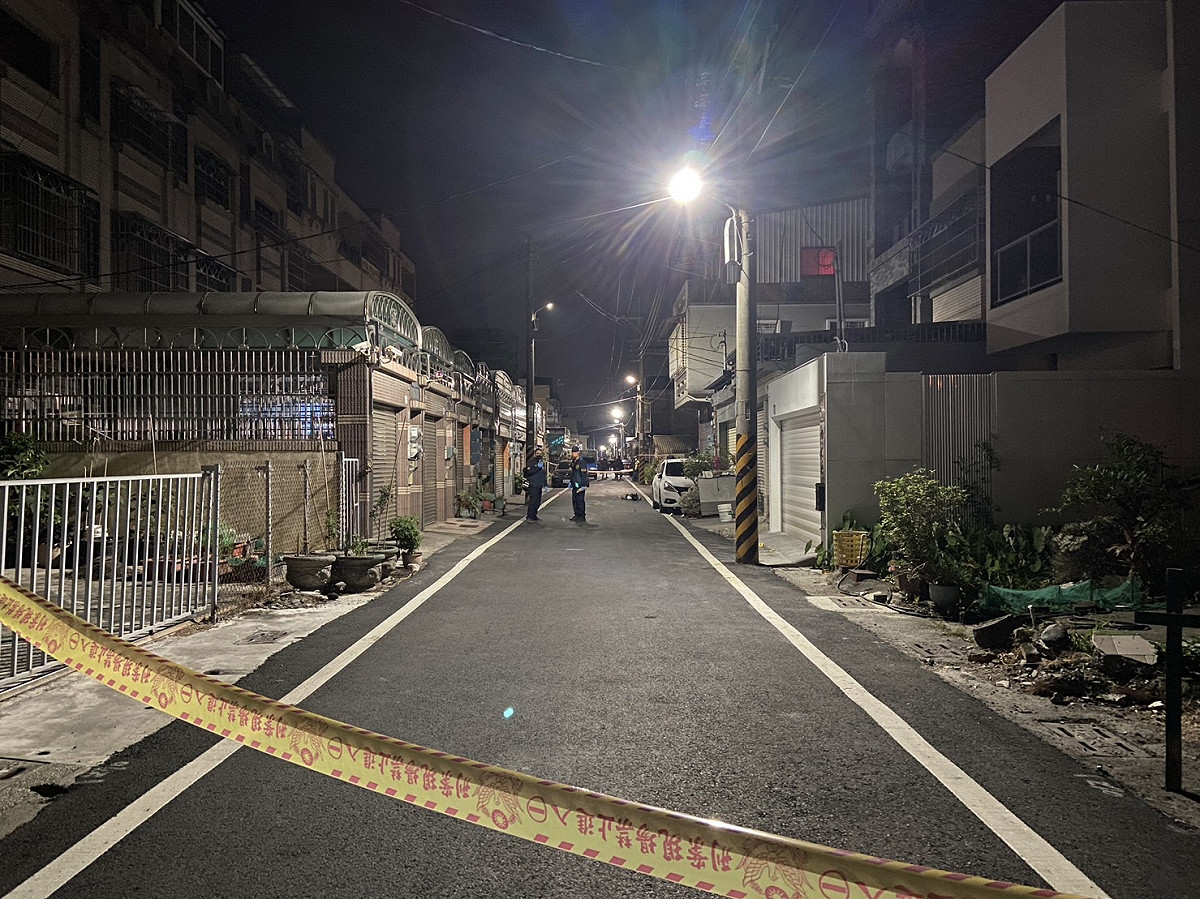 高市警處理家庭糾紛開槍擊斃嫌犯。 圖：高市警岡山分局/提供