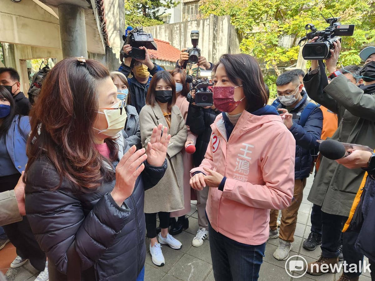 國民黨台北市第三選區立委補選候選人王鴻薇。 圖：黃建豪/攝