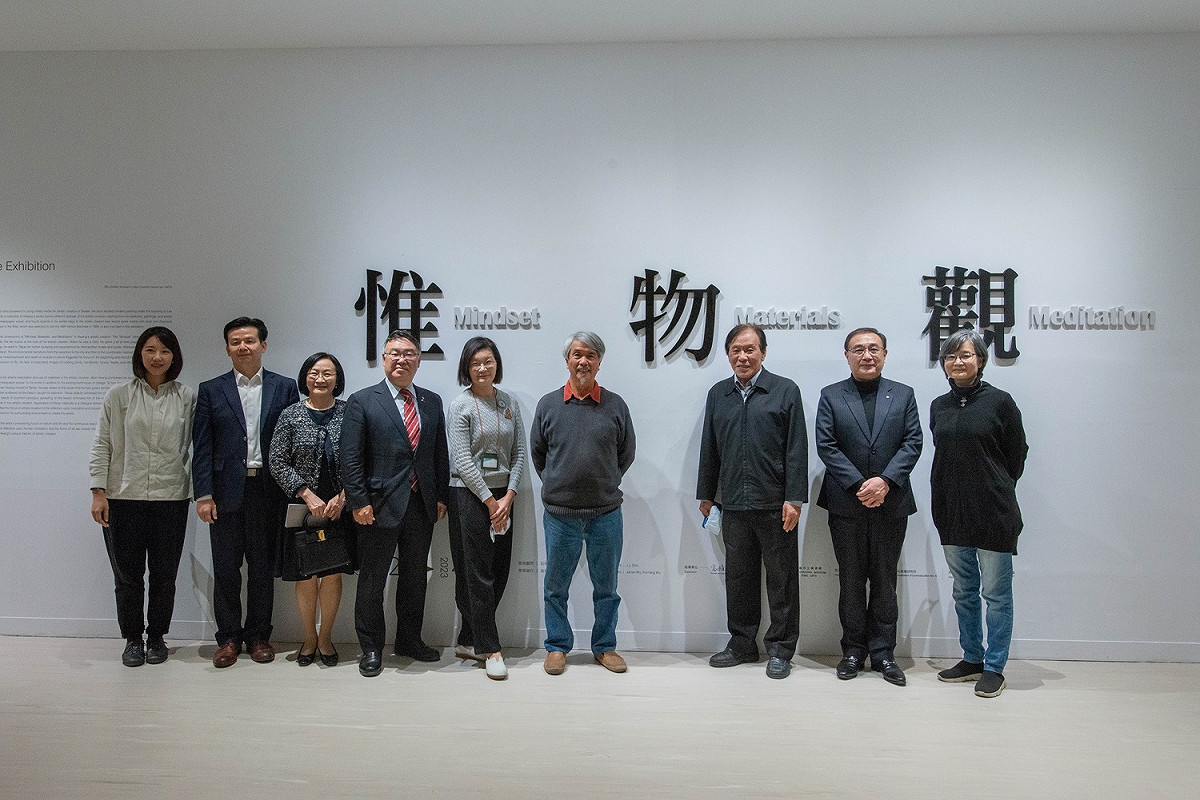 《惟•物•觀：黃步青》展覽在高美館開幕。 圖：高雄市立美術館/提供