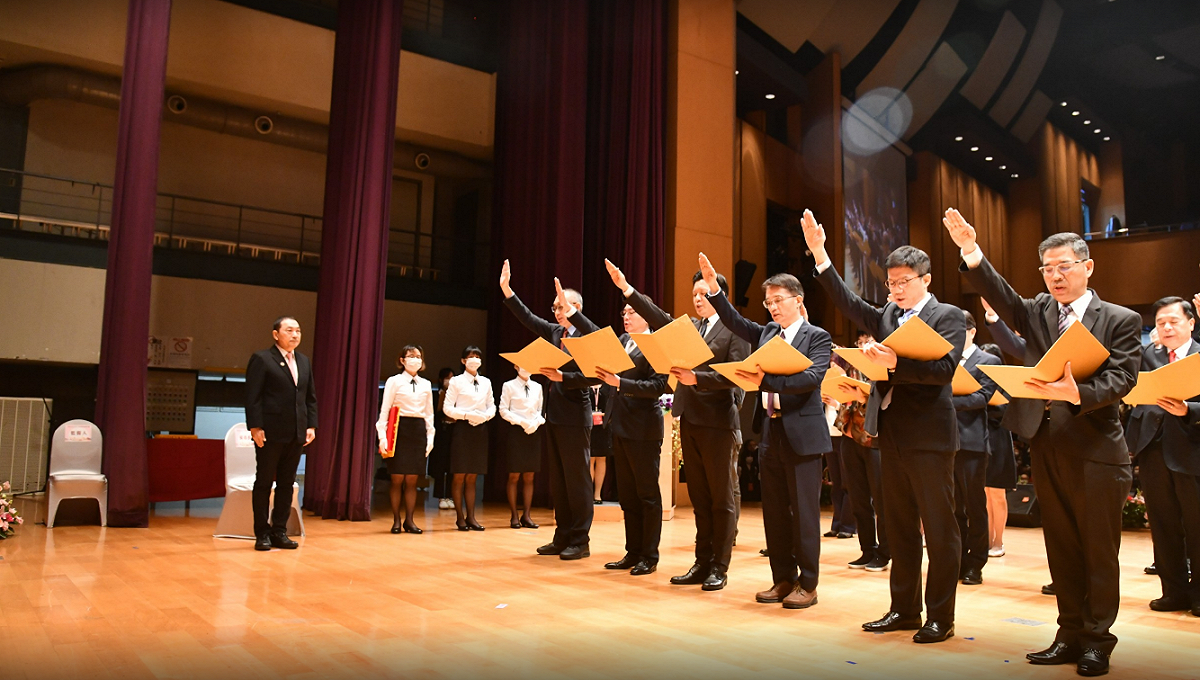 新北市政府今日舉行第4屆市長及各機關首長宣誓就職典禮。 圖: 新北市政府提供
