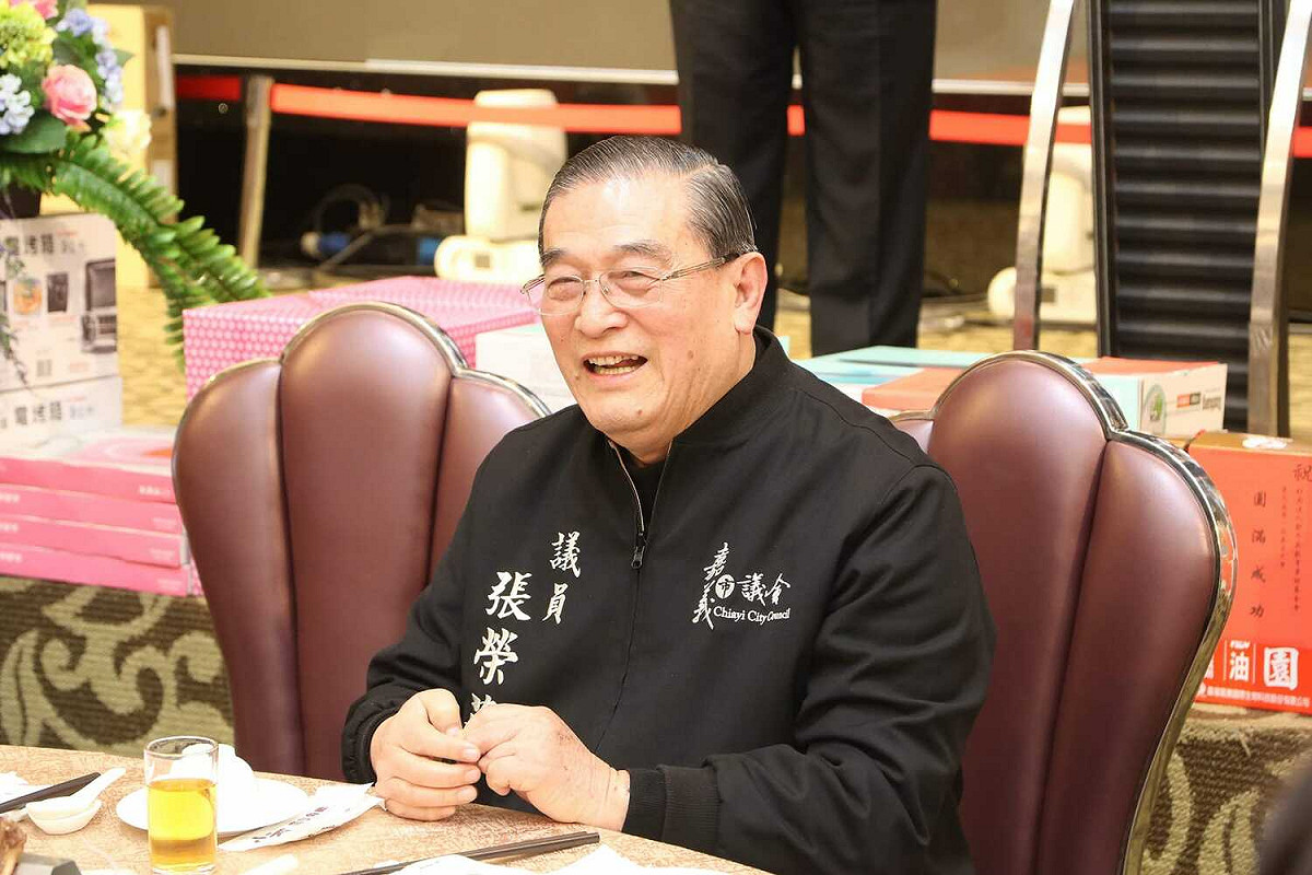 10連霸嘉義市議員張榮藏當選本屆嘉義市議會副議長。 圖：取自張榮藏臉書
