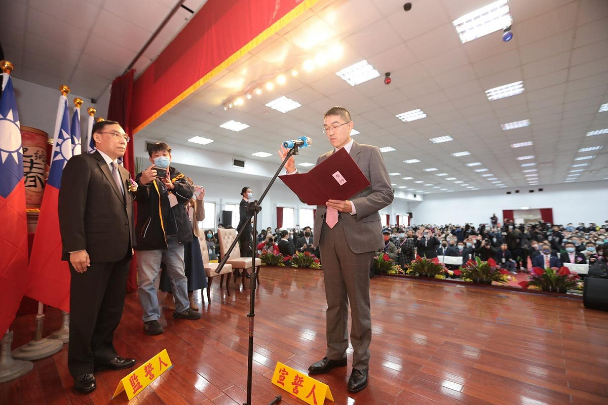 謝國樑於致詞時表示，自己從當選以來即以誠惶誠恐的心情看待一切市政問題，並同時用堅定的態度，看待未來要做諸多工作。他表示自己將永遠記得自己是基隆市民的僕人，謙卑地為市民服務。 圖：擷自謝國樑臉書