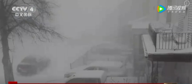 美國耶誕節遇暴風雪，造成至少35人死亡。 圖 : 翻攝自央視