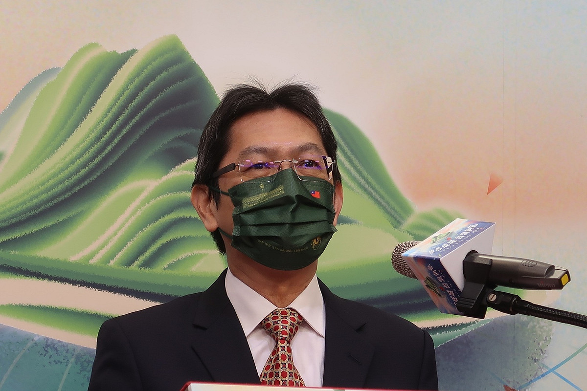 總統府公共事務室主任高遵 圖：林朝億/攝