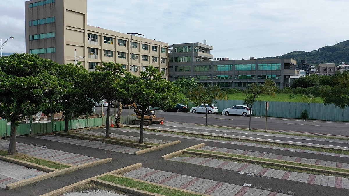 文化公園停車場-擴建前。 圖：新北市高灘處提供