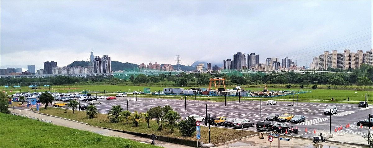 秀朗追風停車場擴建工程完工後。 圖：新北市高灘處提供