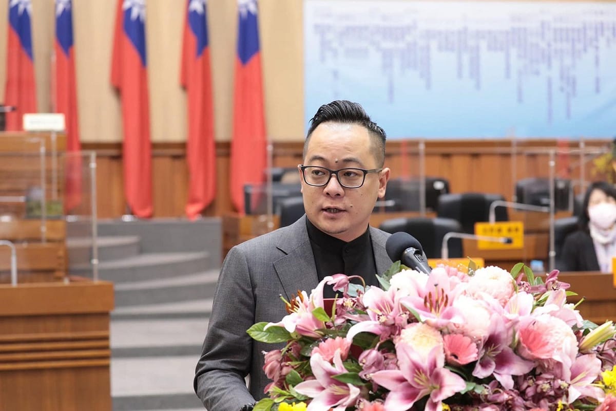 童子瑋當選基隆議長。 圖：翻攝自童子瑋臉書