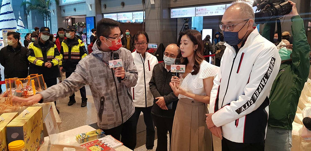金山好物集年節禮盒今日正式發表開賣。 圖：金山區公所提供