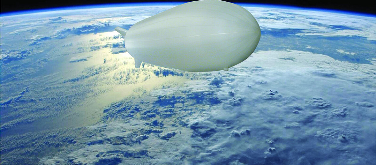 美國專營平流層氣球通訊的Raven Aerostar公司開發的「High Platform II」平流層飛艇。 圖：翻攝aerostar-com.translate.goog官網