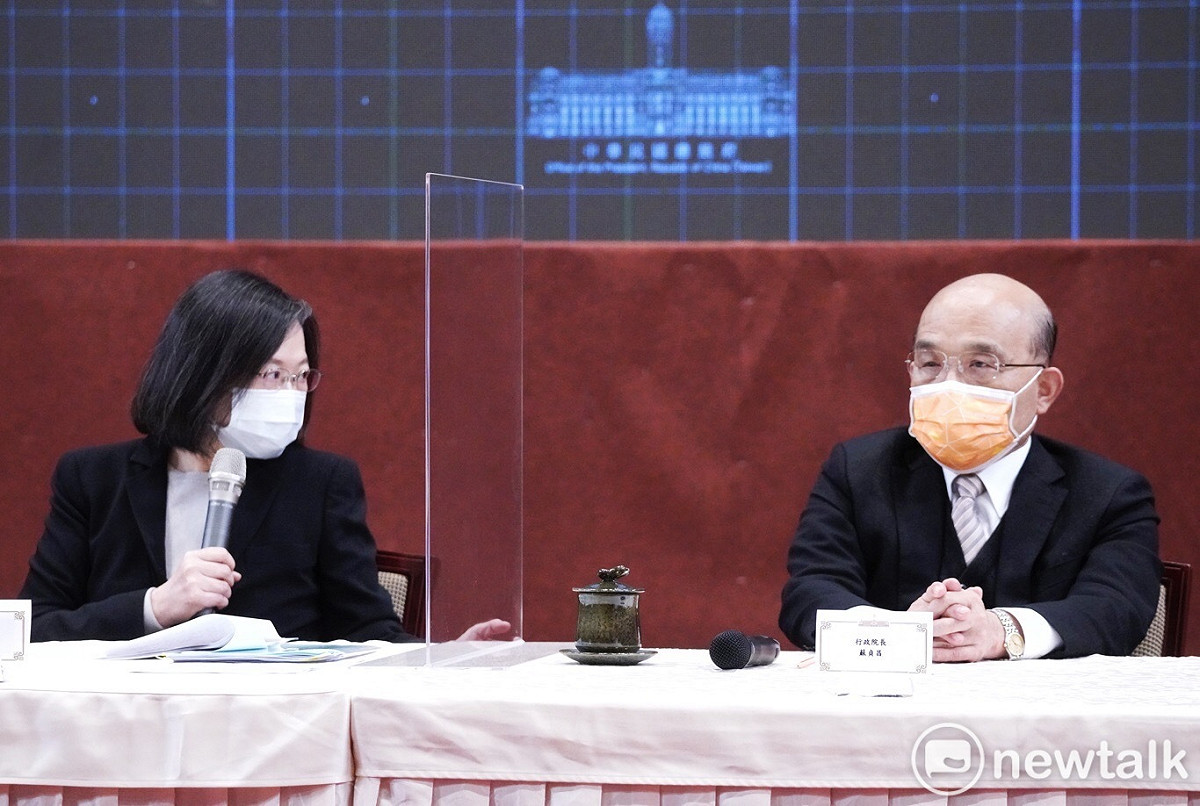 圖為總統蔡英文、行政院長蘇貞昌。（資料照片） 圖：張良一/攝（資料照）