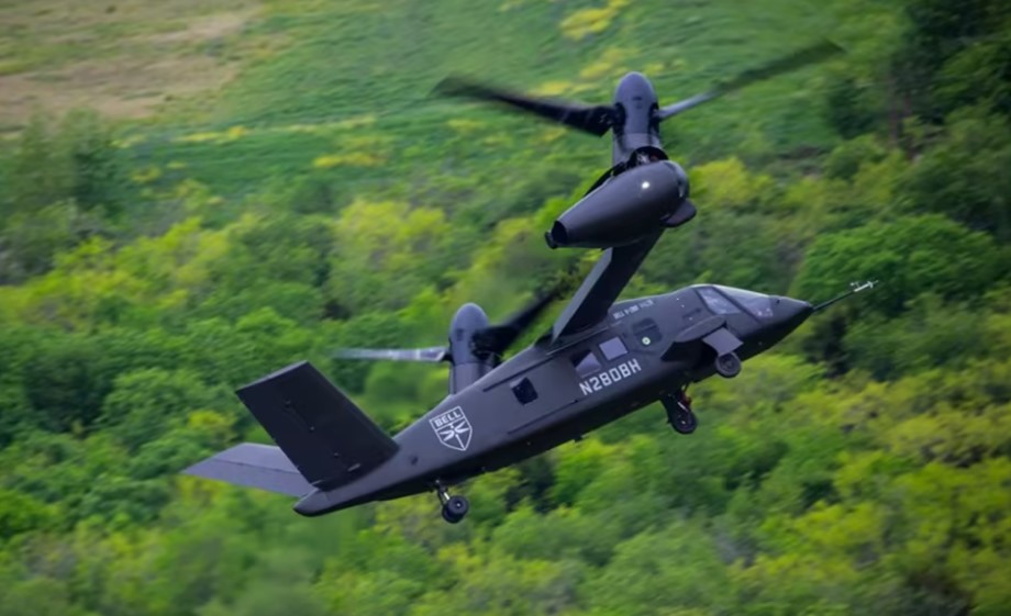 V-280「勇猛」( Valor)傾轉旋翼機。 圖:翻攝自騰訊網