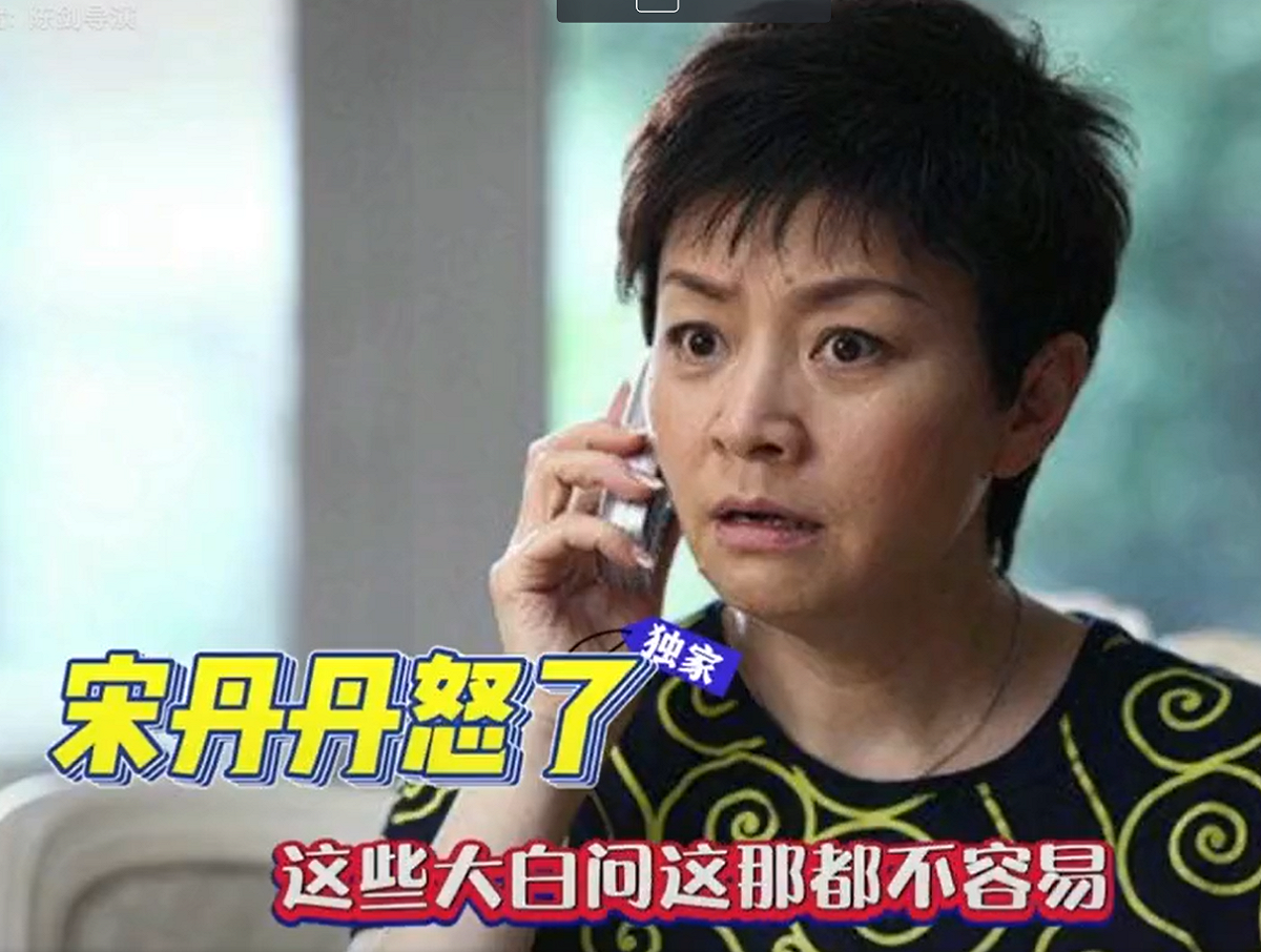 演員宋丹丹致電給醫護人員投訴對老人病情的處理方式。 圖：翻攝自推特