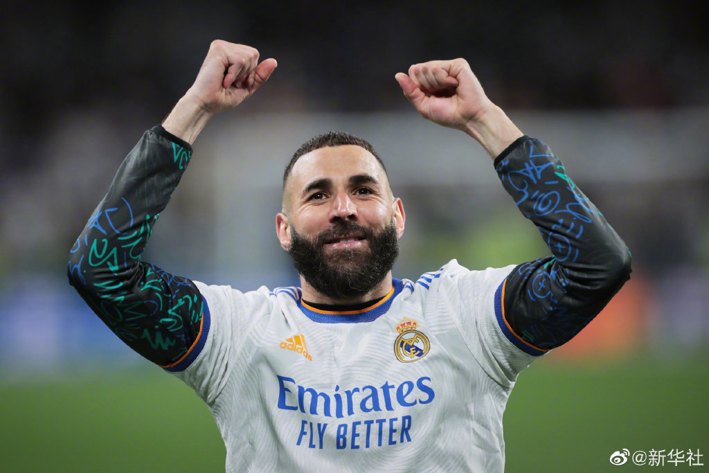 本屆金球獎得主，法國前鋒本澤馬（Karim Benzema）。 圖 : 翻攝自新華社