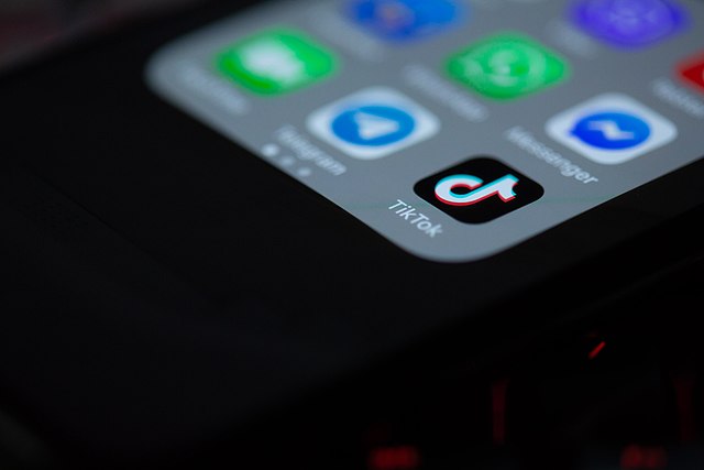 美國聯邦眾議院禁止所屬官方電子裝置安裝TikTok。 圖：翻攝自維基共享資源