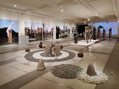 南室「跨世紀的藝術豐碑」展覽現場。 圖：取自國父紀念館網站