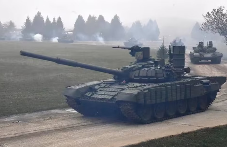 塞爾維亞 T-72MS 坦克。 圖:翻攝自騰訊網