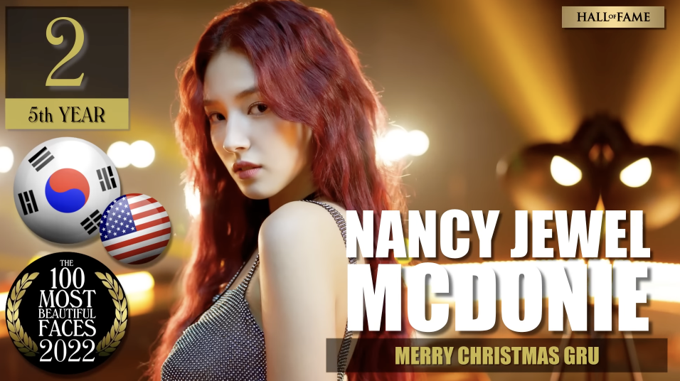 而令人出乎意料的是亞洲區的第一名，竟由女團MOMOLAND的忙內Nancy奪下。 圖：翻攝自TC Candler YT頻道