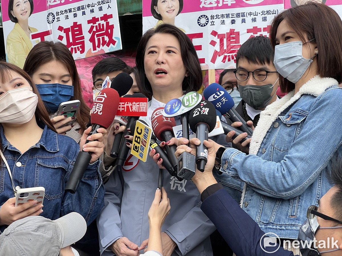 國民黨立委候選人王鴻薇。 圖：周煊惠 / 攝（資料照）
