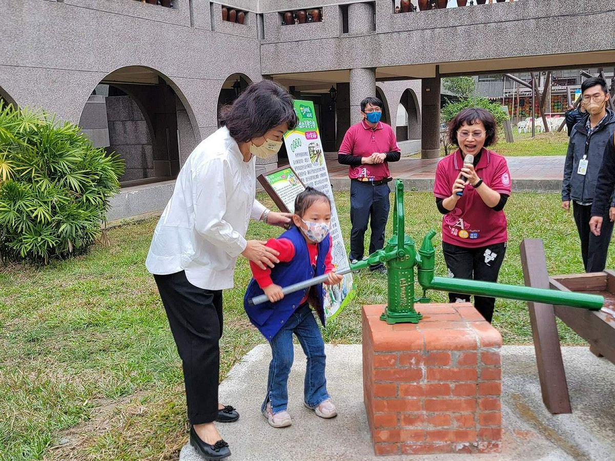 嘉義市大同國小打造美感環境再造基地。 圖：嘉義市政府/提供