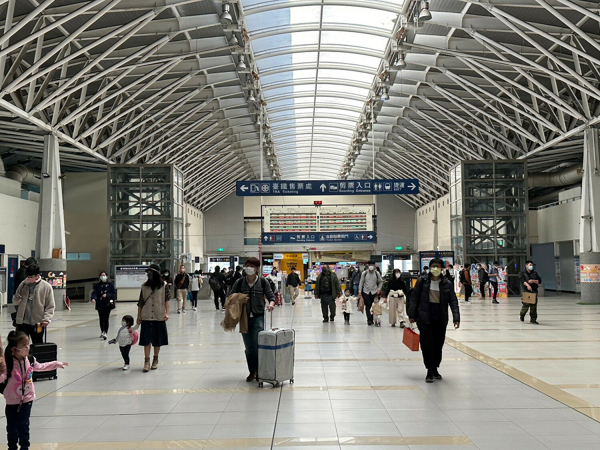 今日台鐵單日旅客運量將達70萬人。 圖：台鐵局／提供