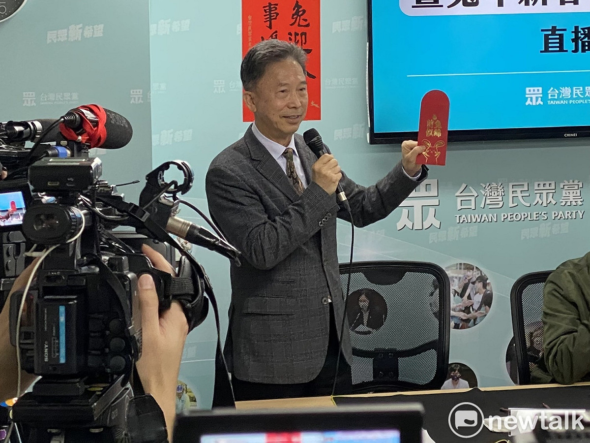 民眾黨新秘書長周台竹。 圖：周煊惠 / 攝