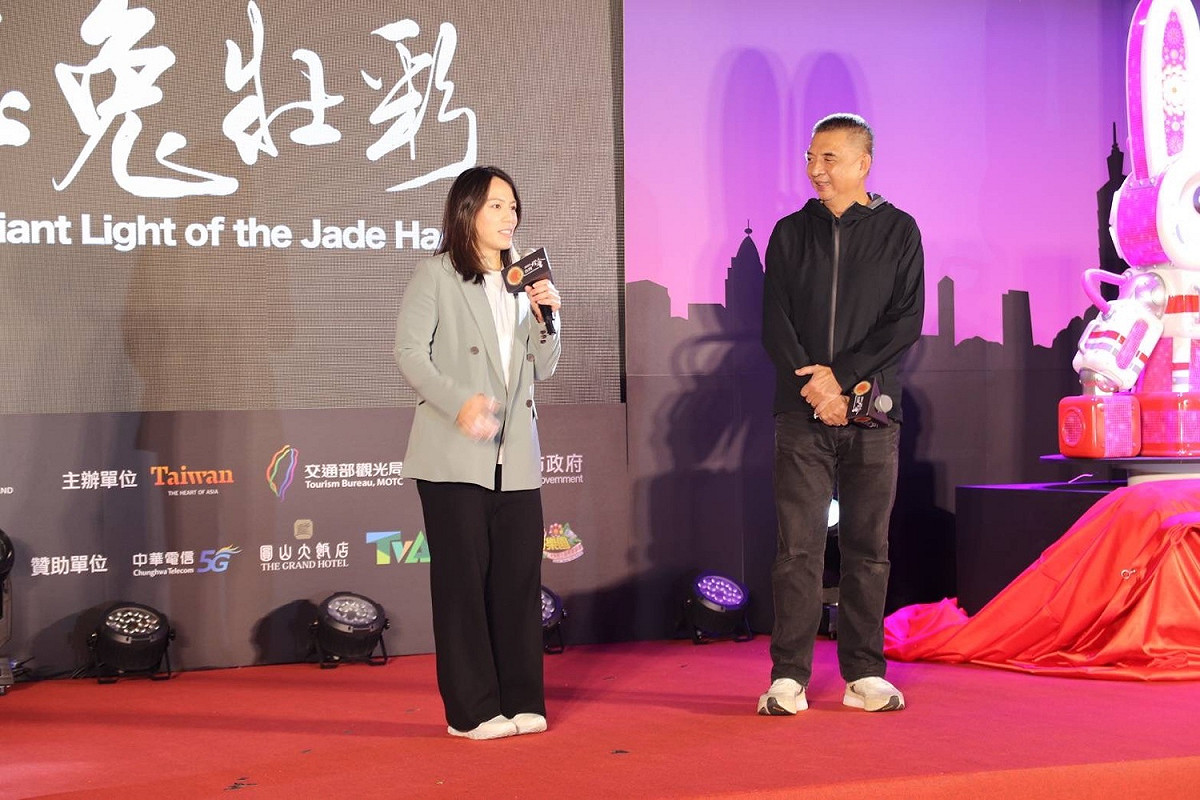 活動將邀請奧運金牌選手郭婞淳，透過臉部動作捕捉技術，為玉兔表演生動的表情。 圖：交通部觀光局／提供