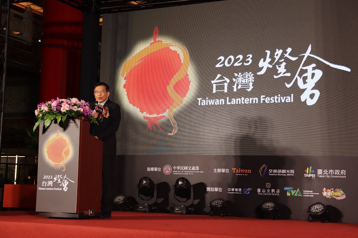 對於航勤春節醞釀罷工，王國材今出席台灣燈會記者會受訪表示，交通部不會讓罷工發生。 圖：交通部觀光局／提供
