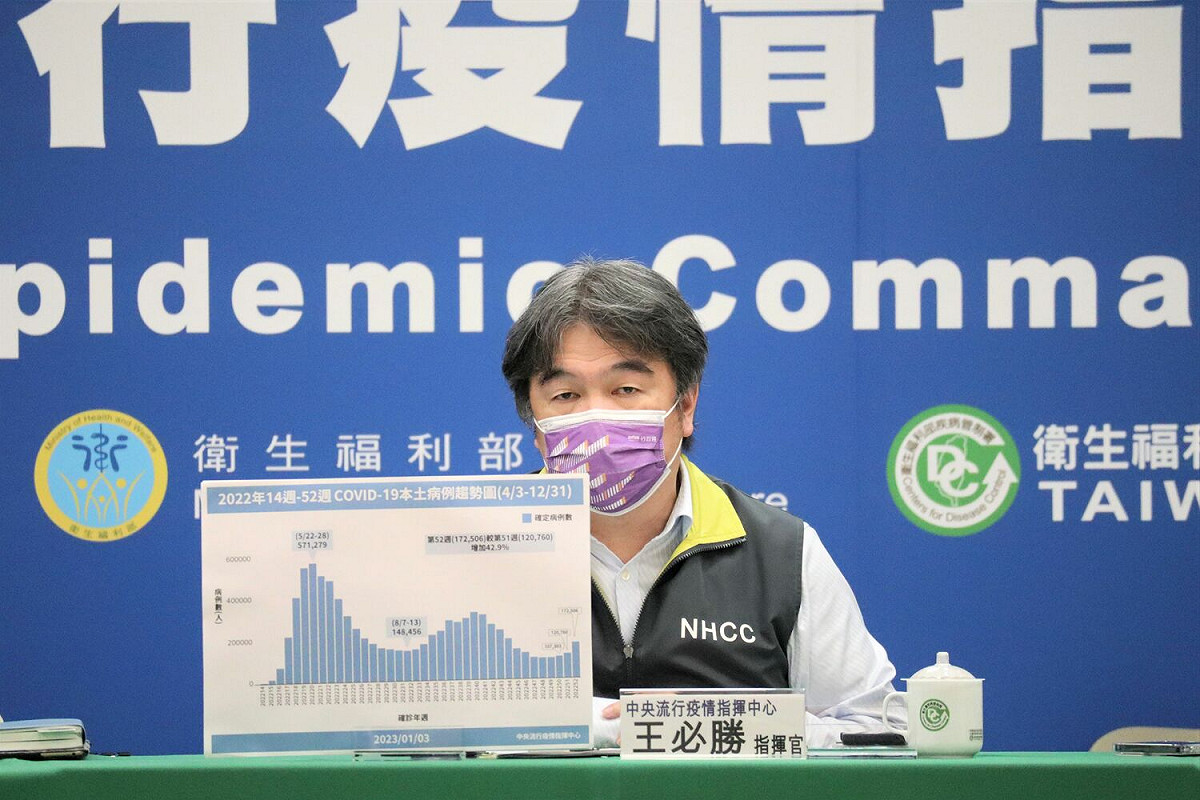 中央流行疫情指揮中心指揮官王必勝 圖：中央流行疫情指揮中心/提供