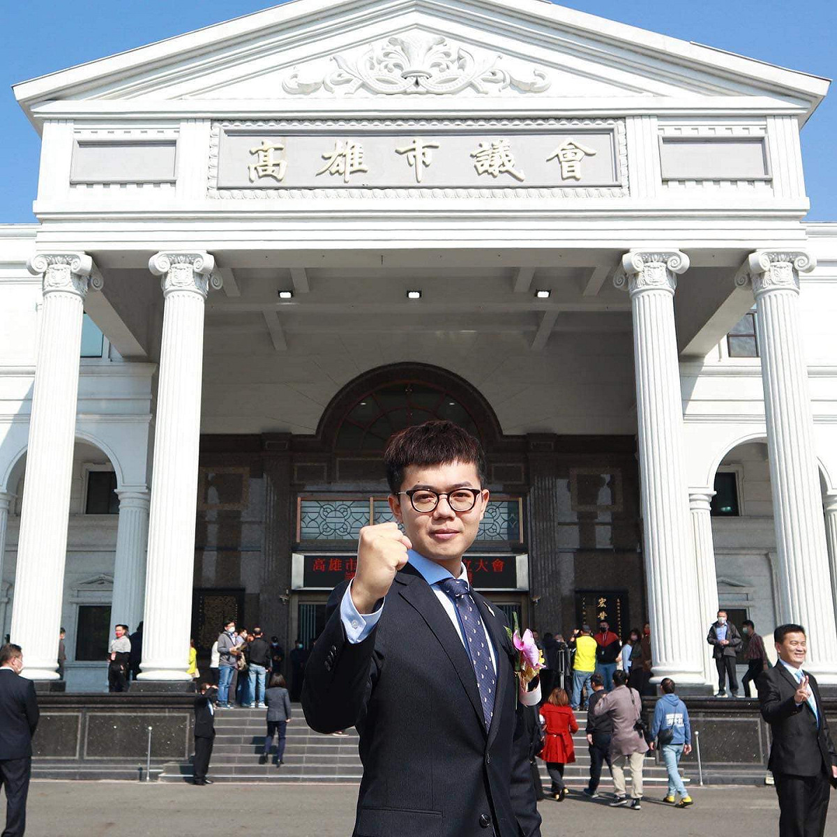 台灣基進高雄黨部今（3）日宣布，新任黨部主委將由新科高雄市議員張博洋擔任，而曾參選第十一選區（林園、大寮）市議員，最終落選的楊佩樺則會出任執行長。 圖：台灣基金高雄黨部提供