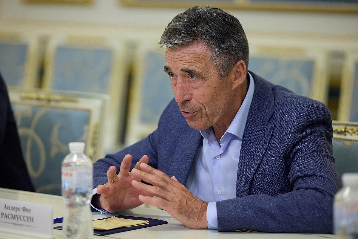 總統蔡英文將於明日上午接見民主聯盟基金會主席拉斯穆森。 圖：擷自拉斯穆森推特@AndersFoghR