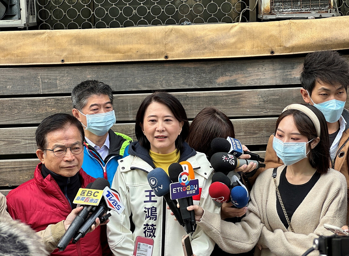 台北市第三選區立委候選人王鴻薇回應時事議題。 圖：王鴻薇辦公室/提供
