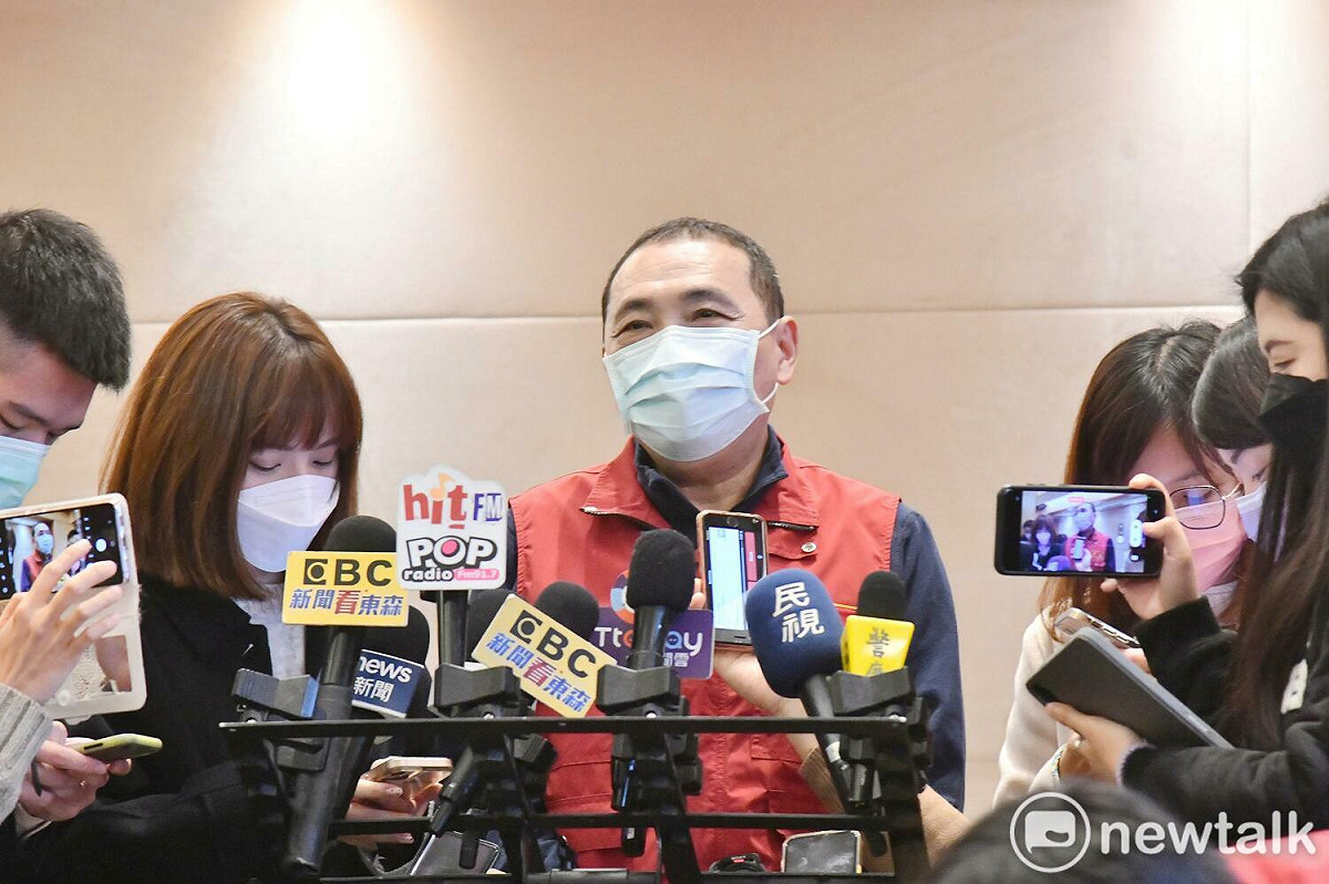 對於柯文哲自爆也曾和郭台銘見過多次面，侯友宜表示，朋友間的來往很正常。 圖：林昀真/攝