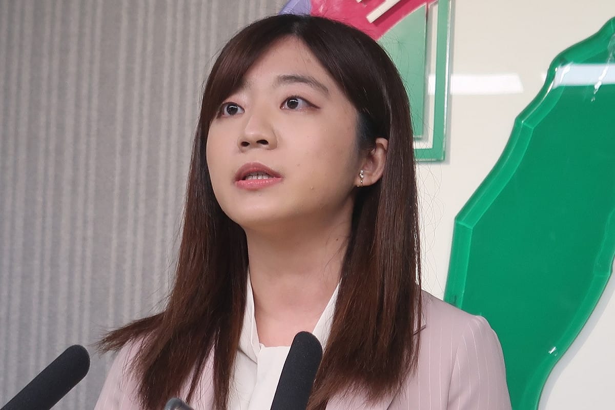 民進黨發言人謝子涵 圖：林朝億/攝