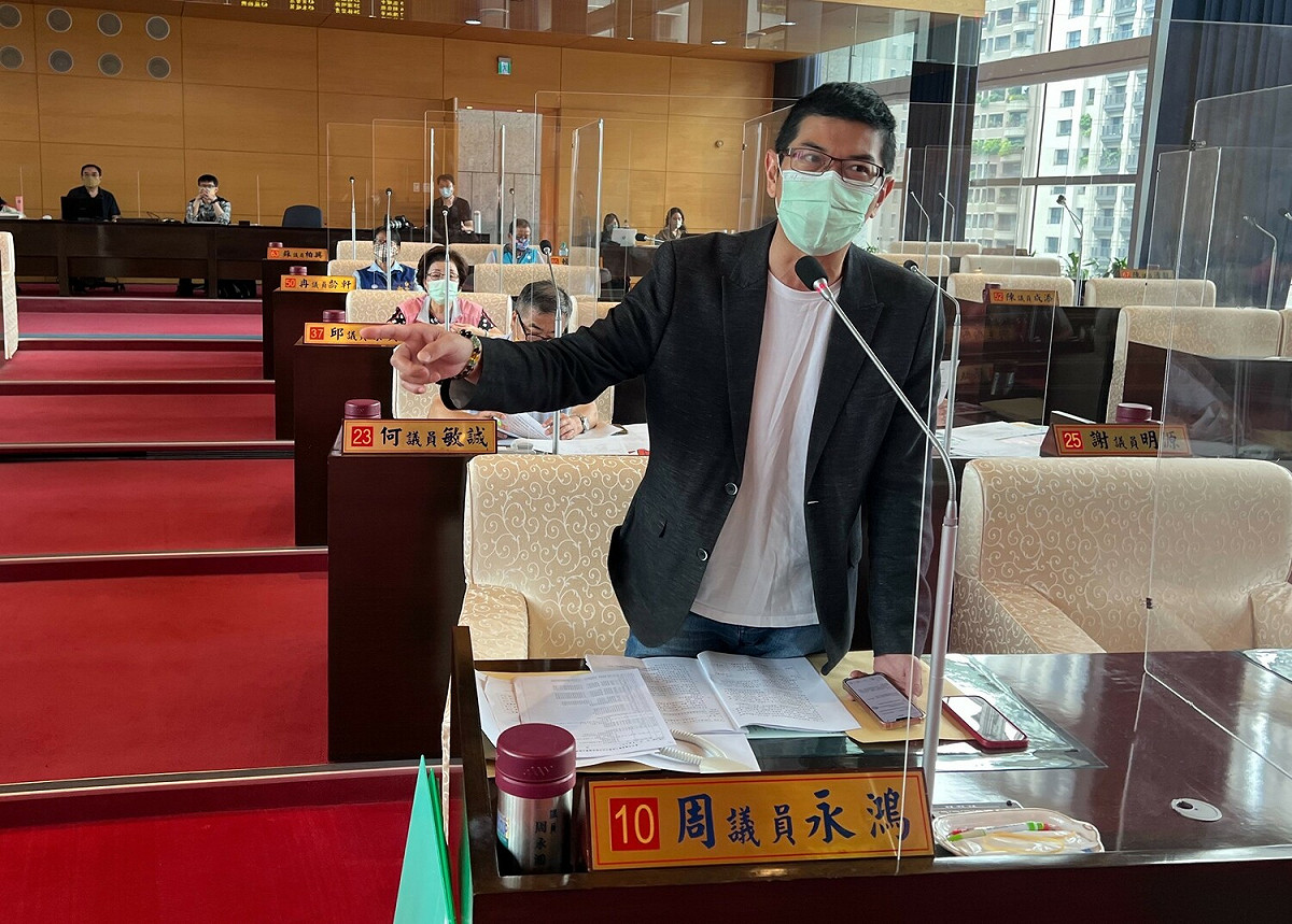周永鴻向台中市政府提出3點要求，希望市府能以相應的政策幫助市民。 周永鴻/提供