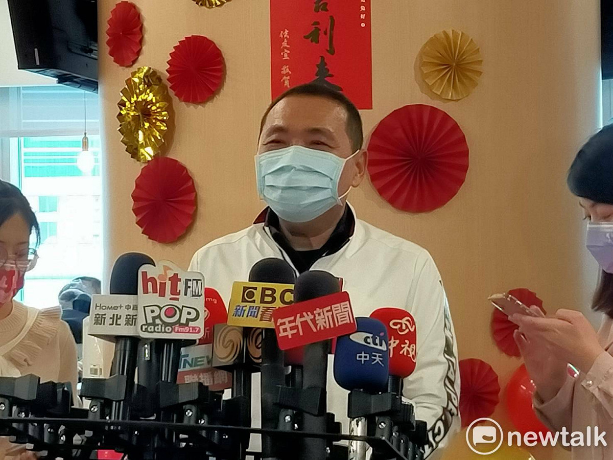 侯友宜表示，台灣就是在追求民主普世價值的國家，這是我們堅定不移的態度。 圖：林昀真/攝