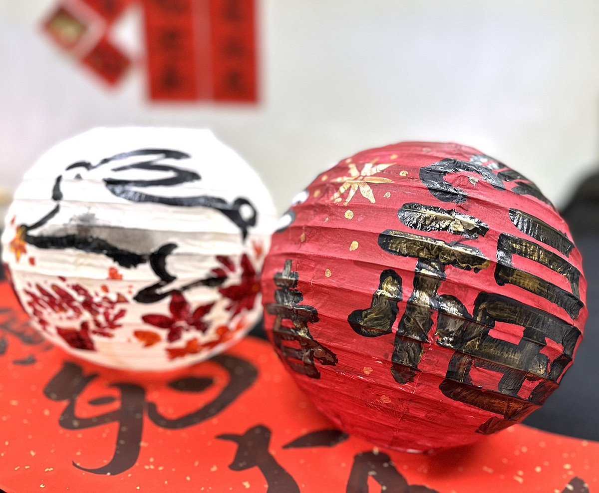 年初六高雄兒美館推親子猜燈謎、創意畫燈籠。 圖：高雄市立美術館/提供