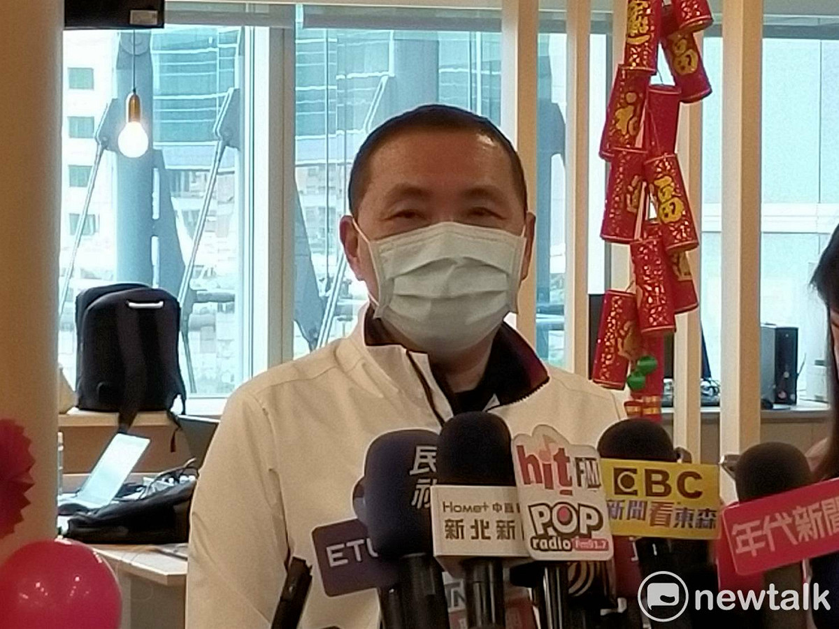侯友宜表示，有關今年市府預算，他已在議會報告過，有錄音錄影清楚說明。 圖：林昀真/攝