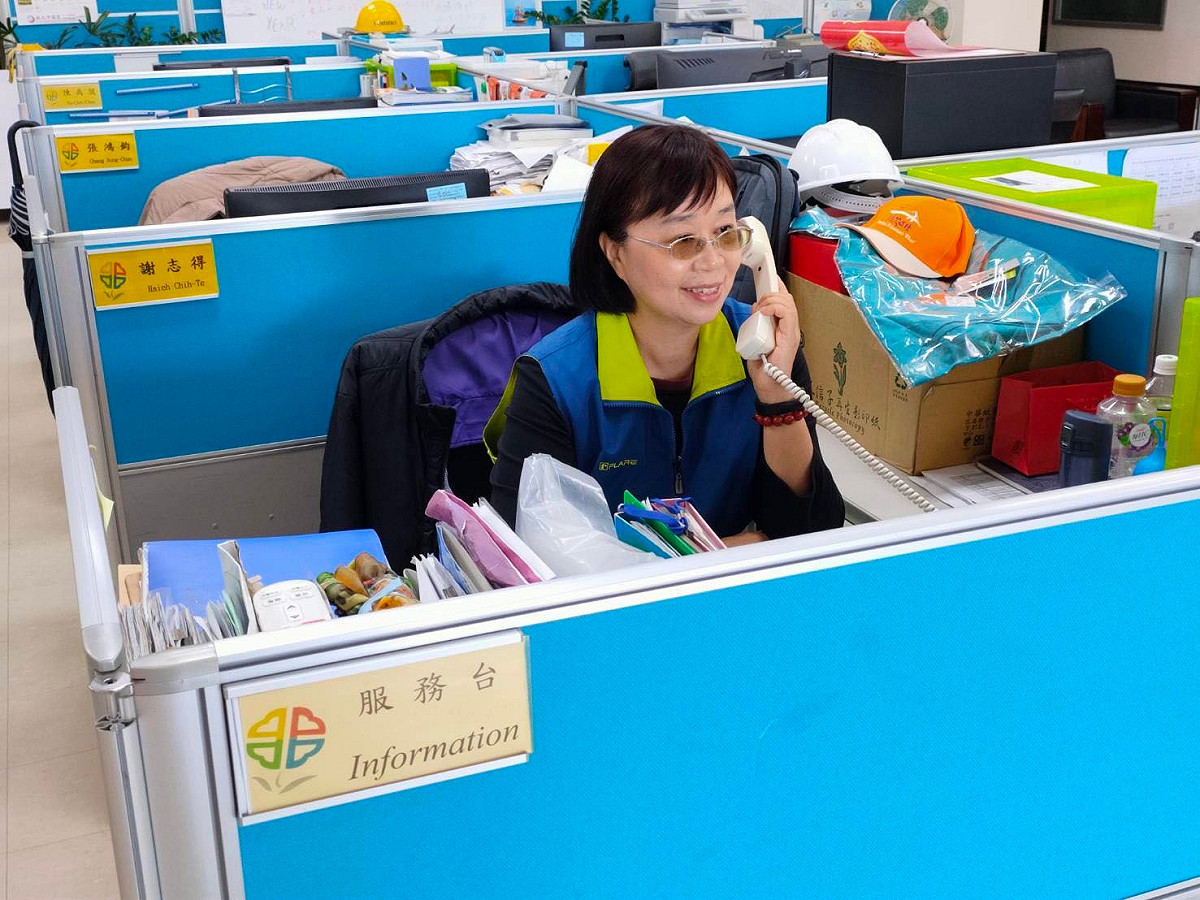 淡水漁人碼頭志工李秀治。 圖：新北市漁業處提供