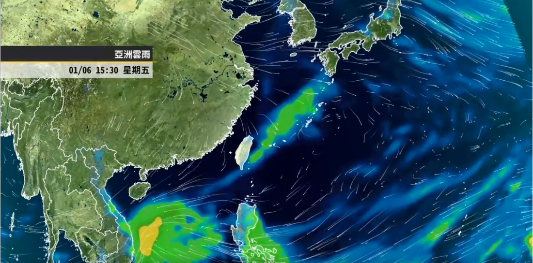 今晚起至明日東北季風增強或大陸冷氣團南下，北部及東北部天氣較冷，北部低溫達13度。 圖：翻攝自天氣風險公司臉書