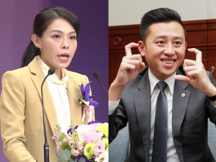 新竹市長高虹安、前新竹市長林智堅 圖：高虹安臉書、張良一／攝