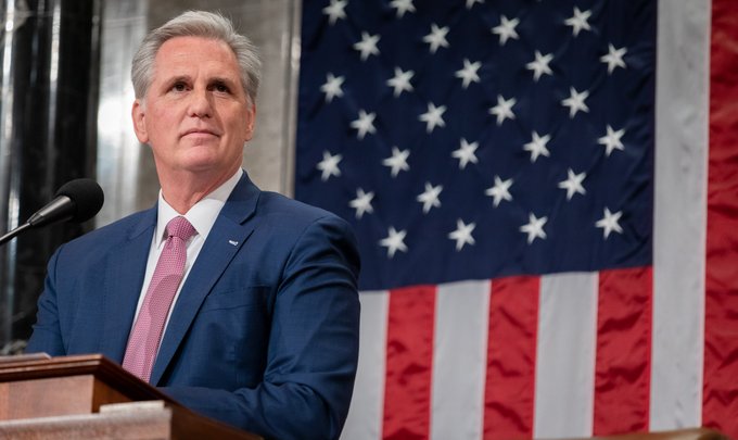 美國眾議院共和黨領袖麥卡錫（Kevin McCarthy） 圖：翻攝republicanleader.gov