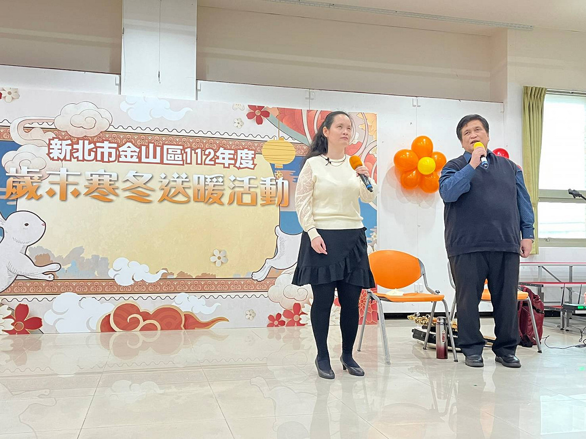 伊甸視障樂團表演。 圖：金山區公所提供