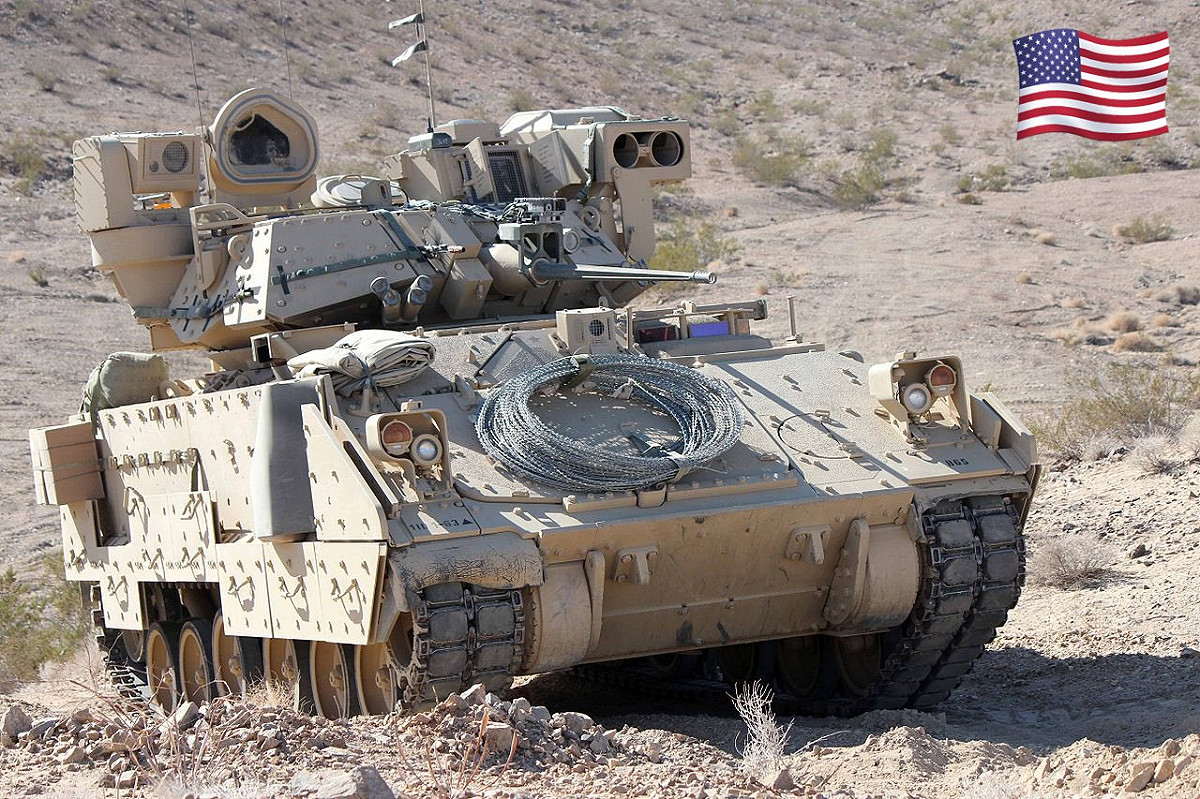 美國要提供基輔布萊德雷步兵戰車（Bradley Infantry Fighting Vehicles）。 圖：翻攝自推特