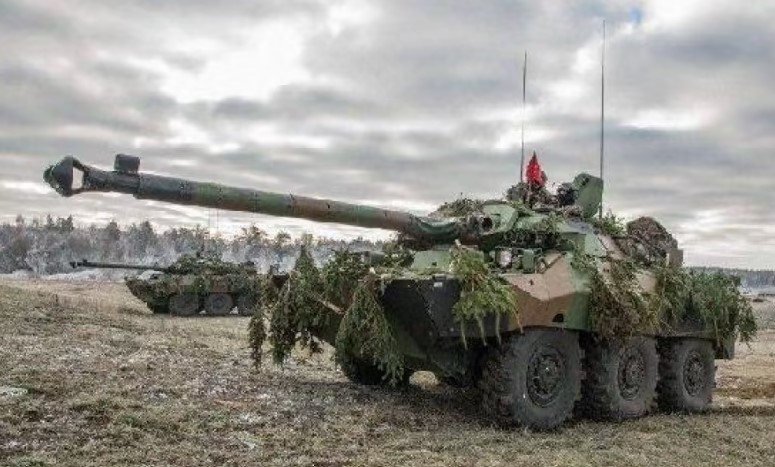 法國同意向烏克蘭提供法製的AMX-10 RC裝甲車。 圖:翻攝自騰訊企鵝號/裝甲鏟史官