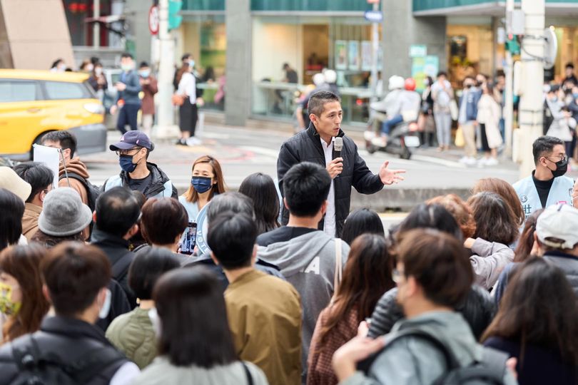 立委候選人吳怡農。 圖：翻攝自蔡英文臉書