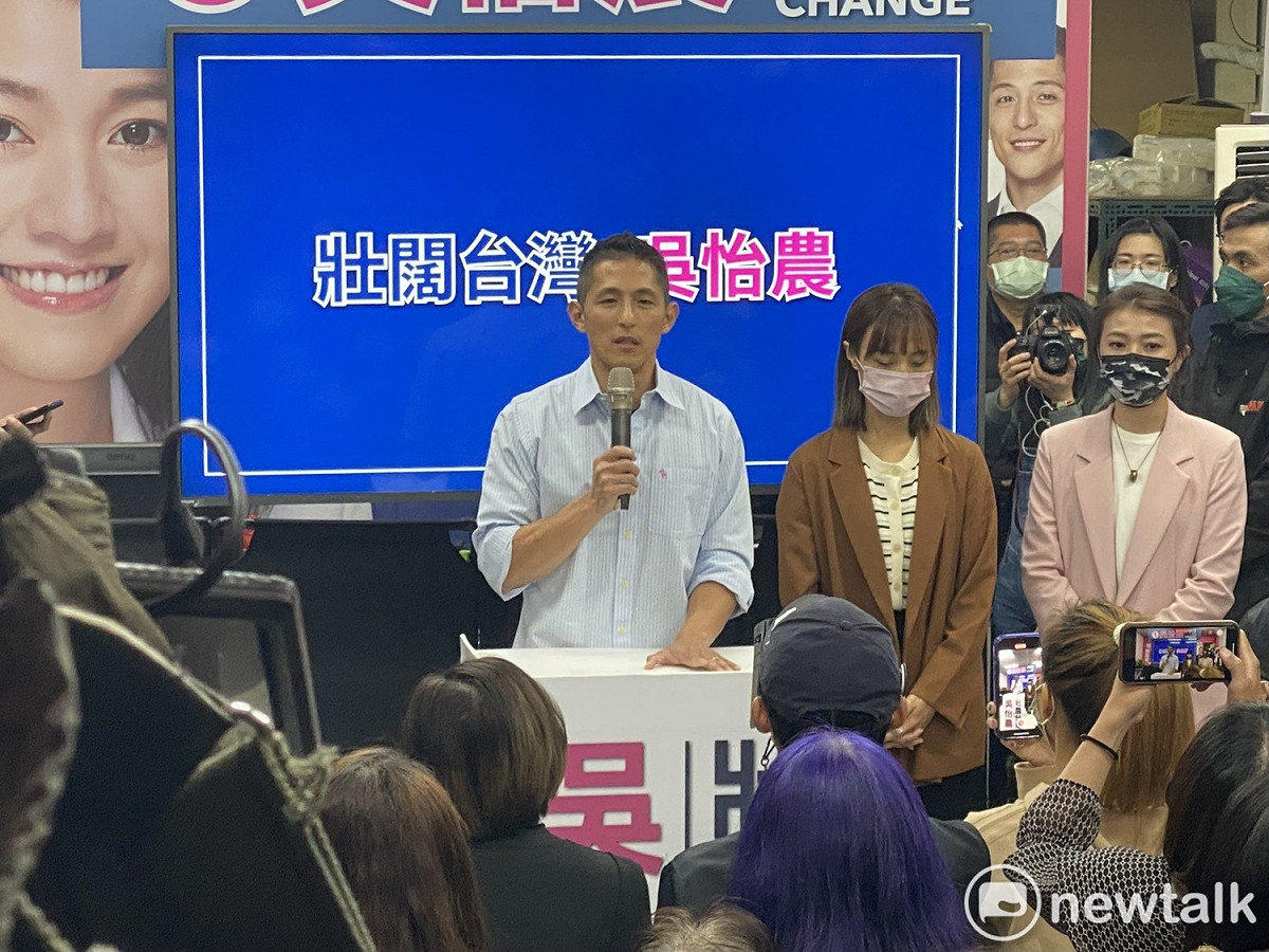 吳怡農宣布不參選2024立委。 圖：周煊惠 / 攝（資料照）
