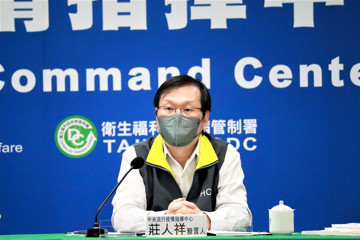 中央流行疫情指揮中心發言人莊人祥 圖：中央流行疫情指揮中心/提供