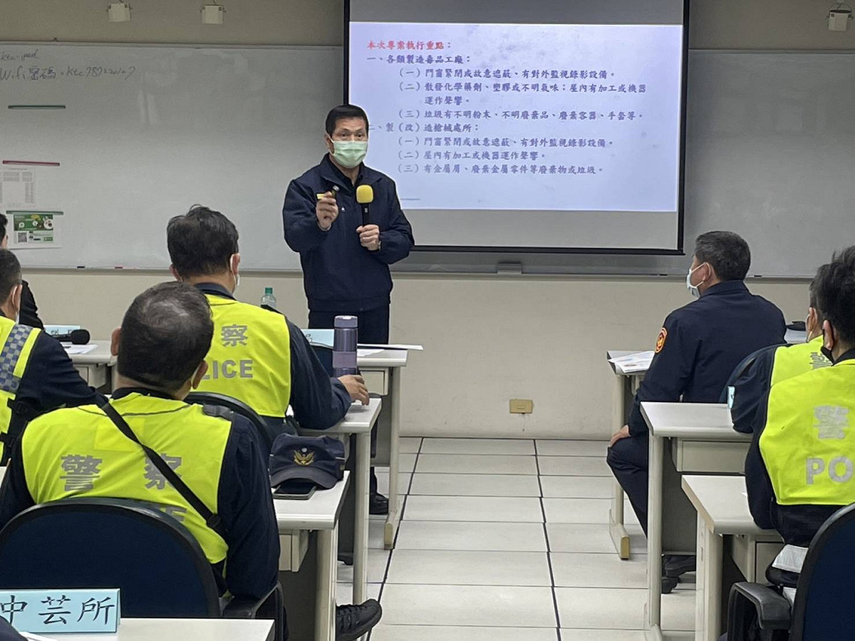 高雄市警局執行「清源專案2.0清查行動」。 圖：高雄市政府警察局／提供