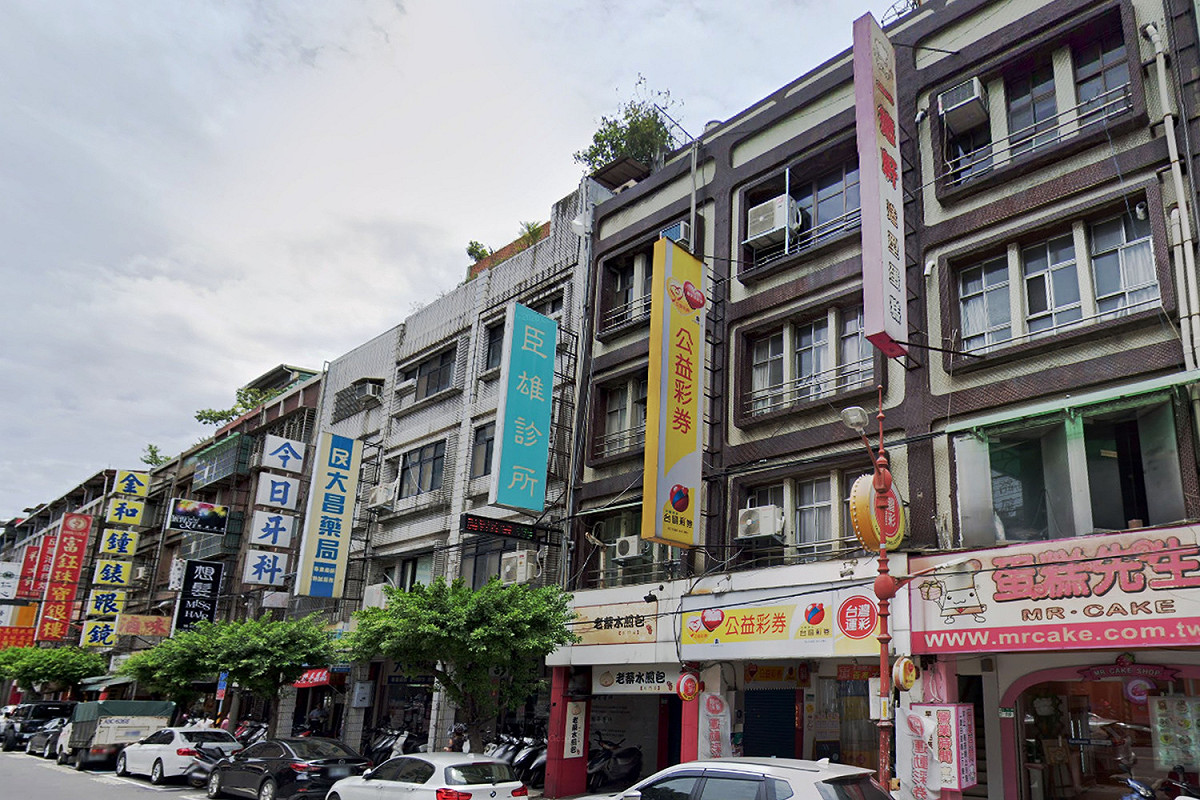 北門街示範街道14之1至30號改善前。 圖：新北市都更處提供